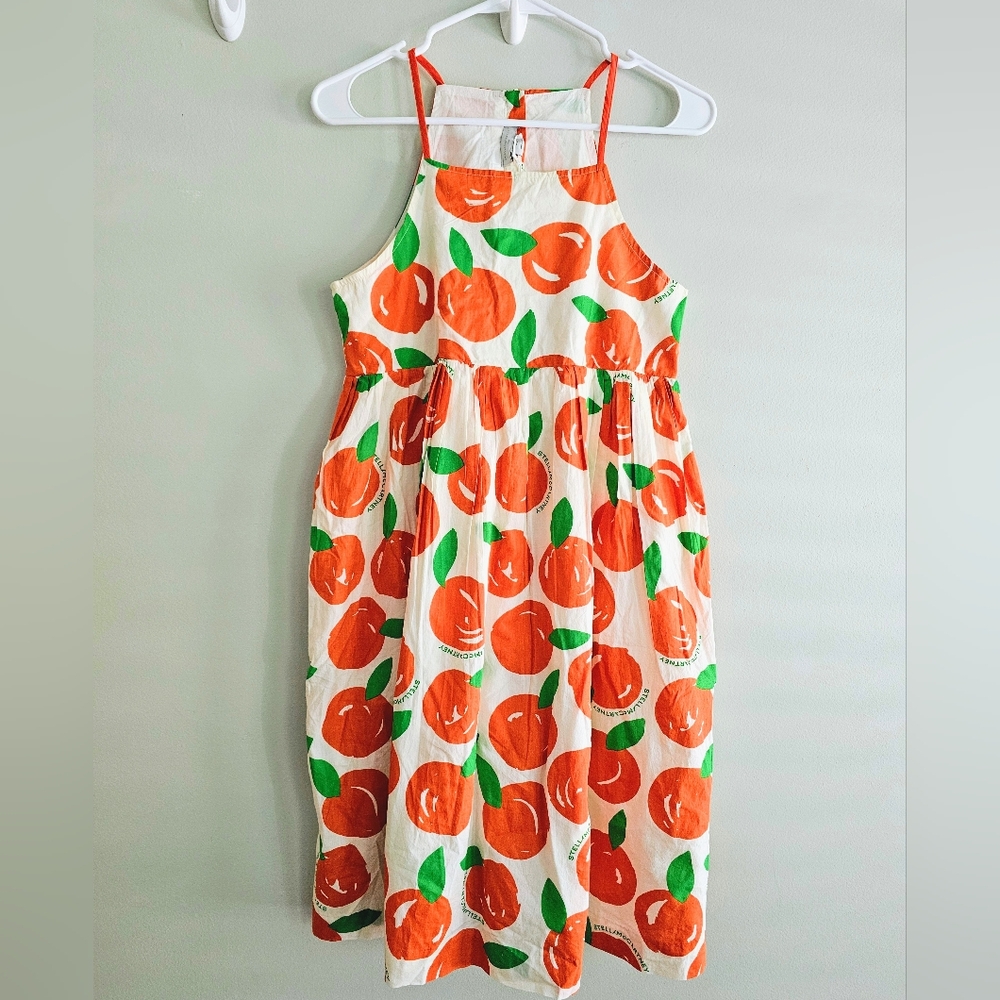 NWT Stella McCartney Kids Clementines Cotton Dress